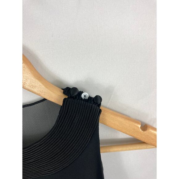 Rimini by shaw Black Sleeveless Formal Dress Size 6 - Picture 3 of 7